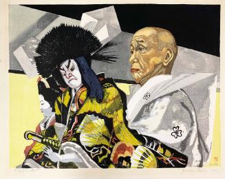 Bunraku Puppeteer Yoshida Eiza 吉田榮三 (1872-1945) and Matsuōmaru