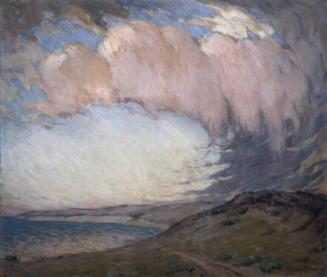 Storm Passing at Evening