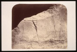 Wády Igná. Egyptian Tablet and Sinaitic Inscription