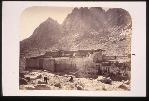 Convent of St. Katherine, with Steps up to Jebel Musá