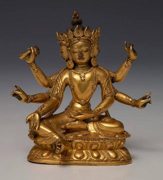 Seated Bodhisattva with Six Arms