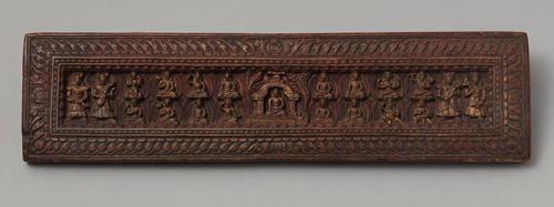 Manuscript Cover with Buddha Sakyamuni