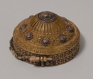 Chased Betel Nut Box