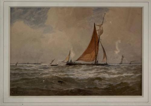 Barge Running on the Midway Estuary