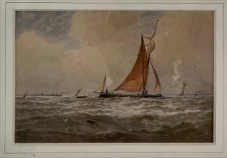 Barge Running on the Midway Estuary