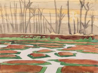 Dormant Flower-Beds in a Park