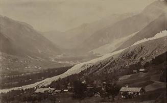 Untitled (Valley with houses)