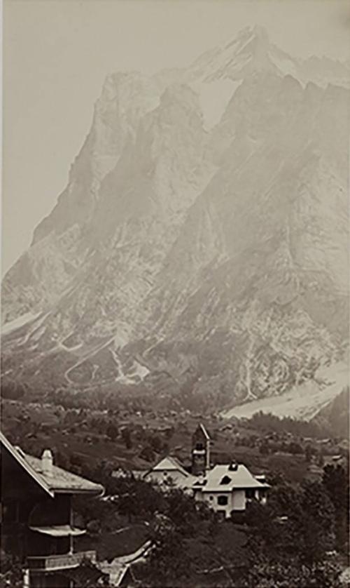 Wetterhorn En Eglise De Grindelwald (Suisse)