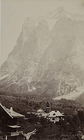 Wetterhorn En Eglise De Grindelwald (Suisse)