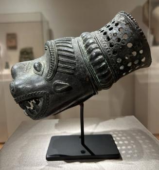Lion’s Head for a Palanquin Pole-End