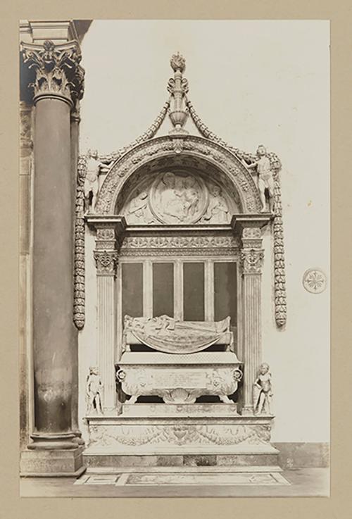 Whole, including the floor tomb at the base
