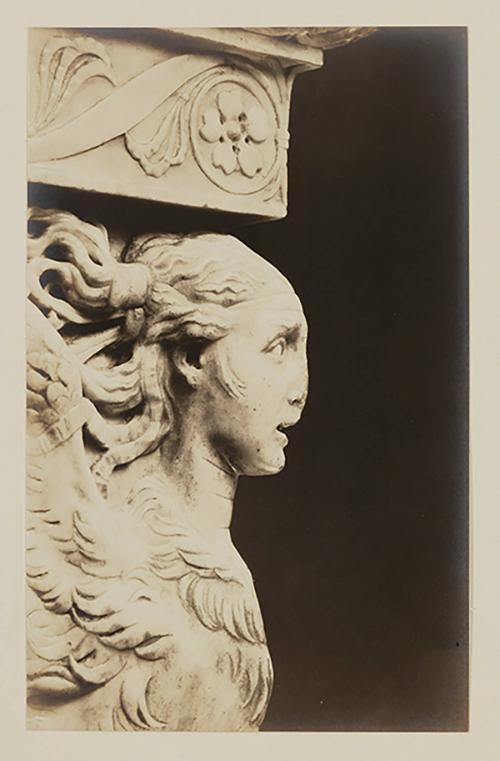 Base; Sphinx to observer's right; Head