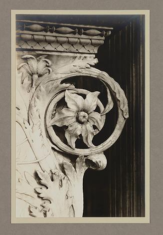 Urn; Foliage; Pierced rosette to extreme right