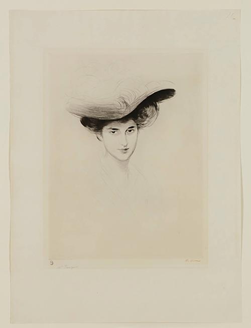 Head of a Woman with Hat