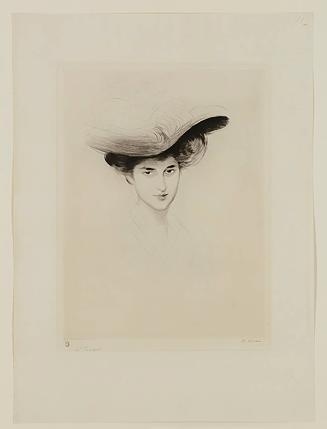 Head of a Woman with Hat