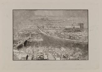 Paris Sous la Neige, Vu du Haut de Saint-Gervais