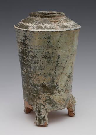 Model of a Granary Jar with Bear-Shaped Feet
