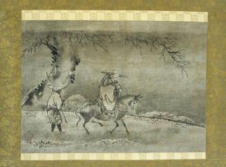 Scholar Riding Donkey