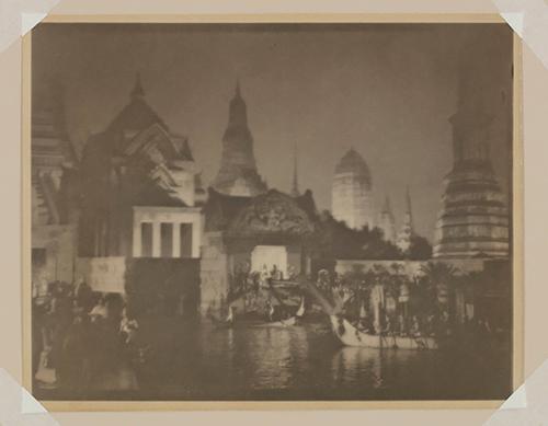 Cecil B. DeMille's Set at Night