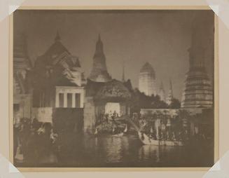 Cecil B. DeMille's Set at Night