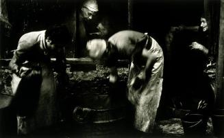 Men at Washing Tub