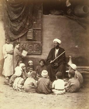 Untitled (Cairo, Teacher and Small Children)