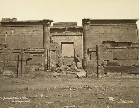 Gate of Small Temple, Medinet Habu, Thebes
