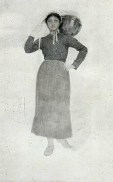 Woman Carrying Jug