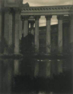 (Pool at Pan Pacific Exposition Building / Palace of Fine Arts, San Francisco)