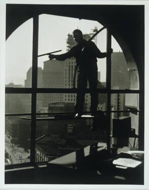 Window Washer (Self Portrait)