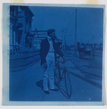 Untitled (Man with a Bicycle)
