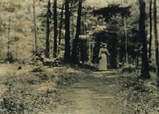 Woman Walking into Forest