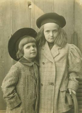 Girl and Boy on Porch