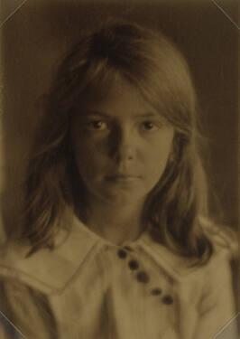 Girl with Shoulder-Length Hair