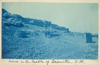 Scene in the Pueblo of Acomita, New Mexico