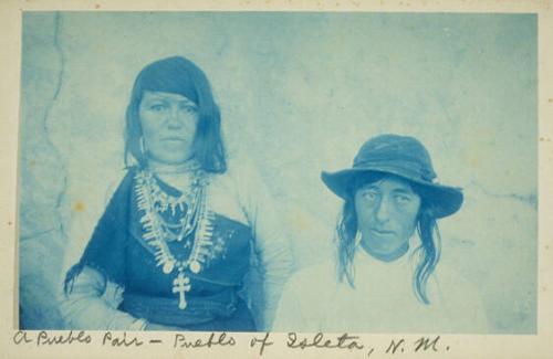 A Pueblo Pair - Pueblo of Isleta, New Mexico