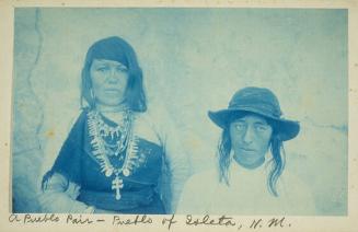 A Pueblo Pair - Pueblo of Isleta, New Mexico