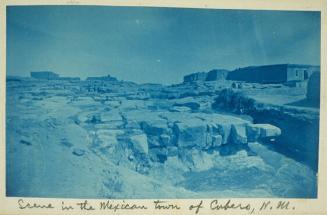 Scene in the Mexican Town of Cubero, New Mexico