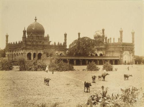 Bijapur, General View of the Ibrahim Rosa