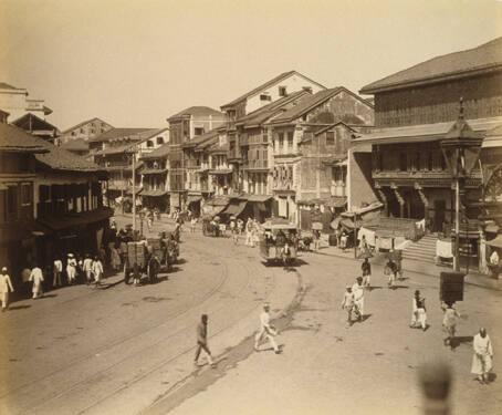 (Bombay) The Bhendy Bazaar Road