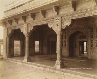 Interior of Zenana in Fort Agra