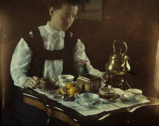 Etta at Tea Table