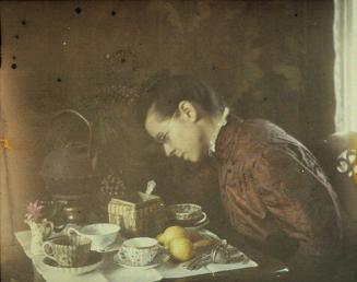Etta at Tea Table