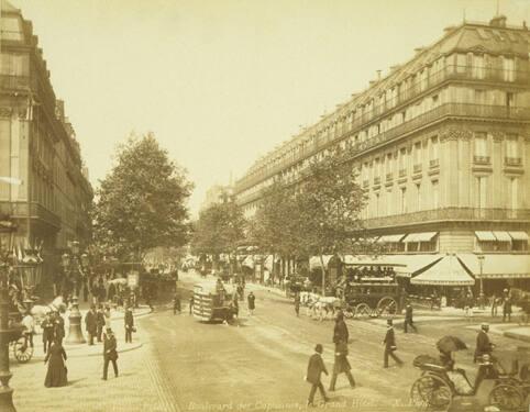 Boulevard des Capucines, le Grand Hotel