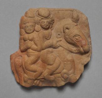 Man and Woman on a Horse