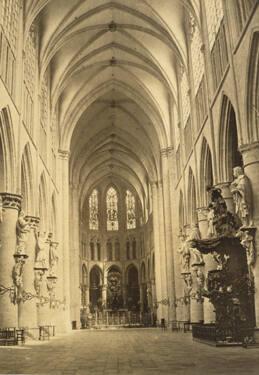 Interior of the Cathedral at Brussels